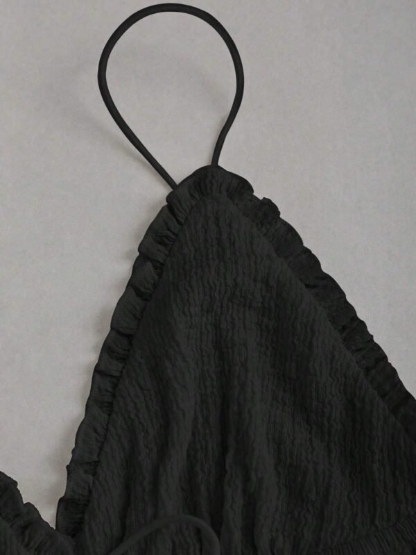 Sweetra Top camisole à volants en tricot – Image 3