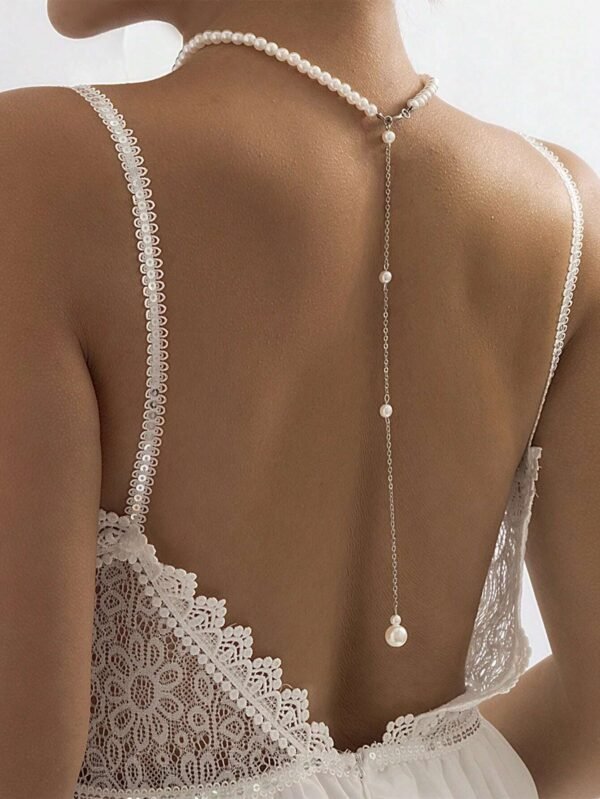 1 pièce Chaîne de poitrine avec pendentif à gland