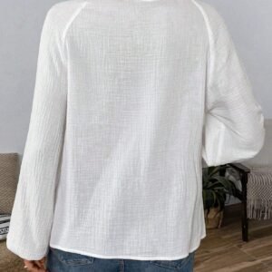 SHEIN LUNE Blouse bohème avec épaulesTombantes