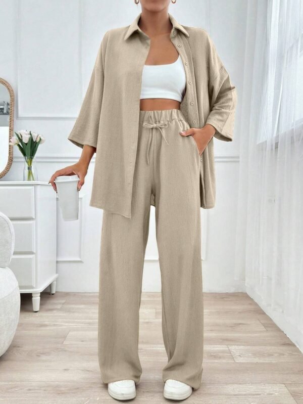 CottnlineTop manches longues pantalon ample