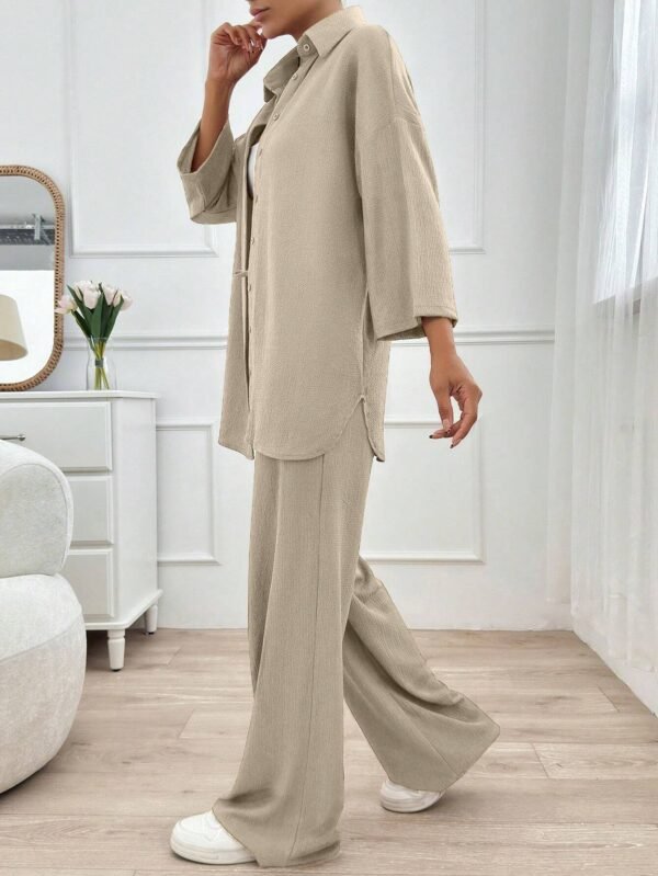 CottnlineTop manches longues pantalon ample – Image 6