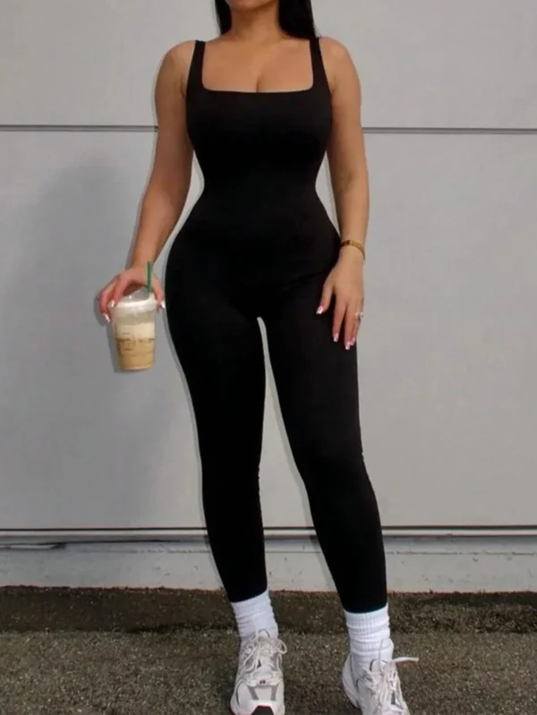 INAWLY Unitard ajouré été – Image 4