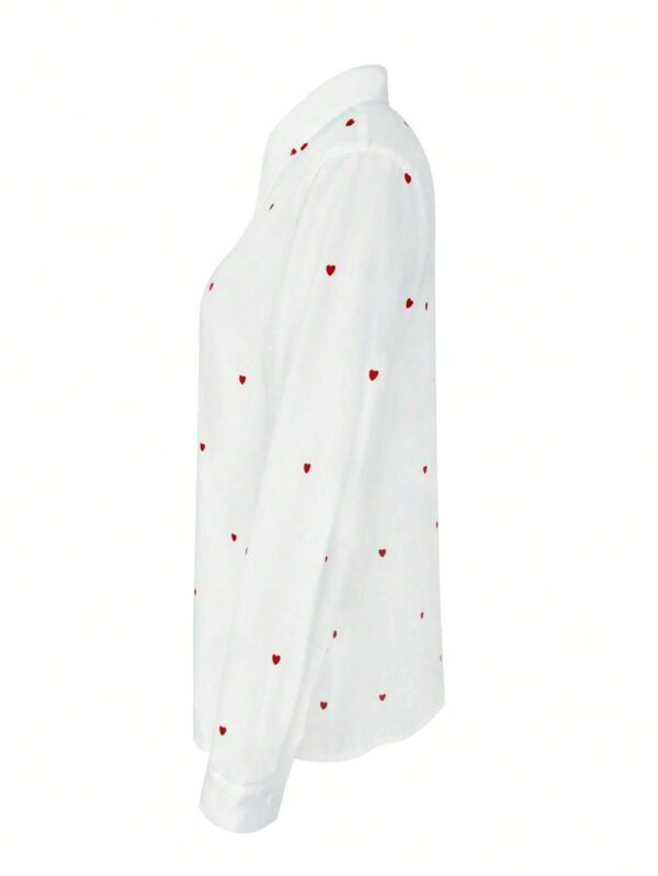 1 pièce Chemise imprimée cœur – Image 8