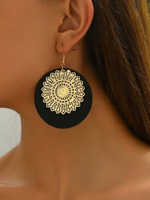 1 paire Boucles d'oreilles élégantes design – Image 2
