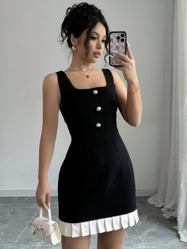 SHEIN Raffinéa Robe à patchwork – Image 3