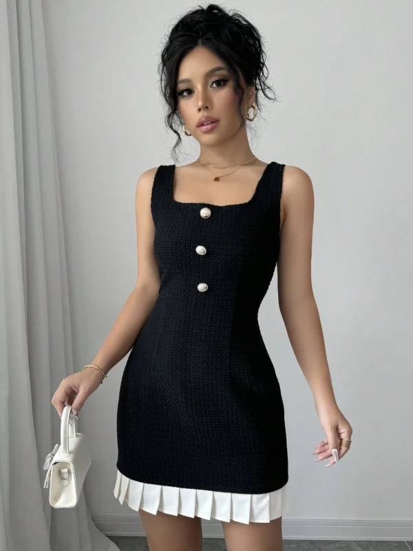 SHEIN Raffinéa Robe à patchwork – Image 4