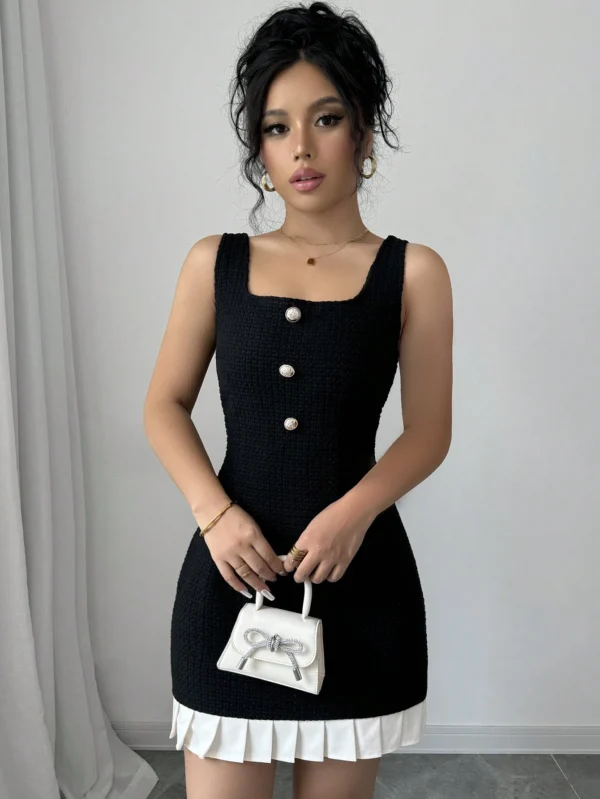 SHEIN Raffinéa Robe à patchwork – Image 6