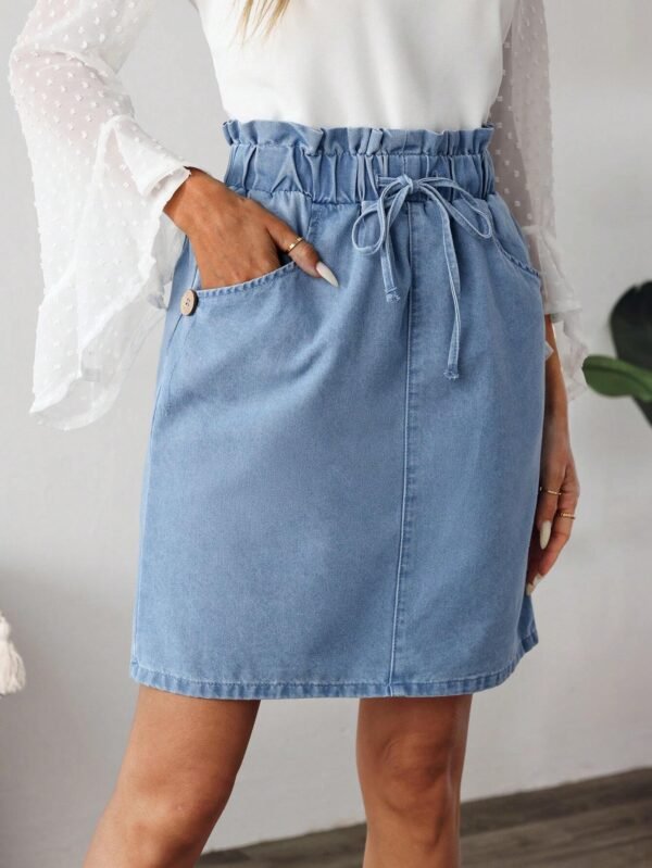 SHEIN LUNE JupeDécontractée cordon été