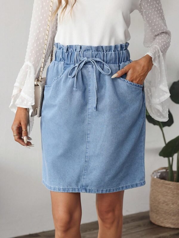 SHEIN LUNE JupeDécontractée cordon été – Image 5