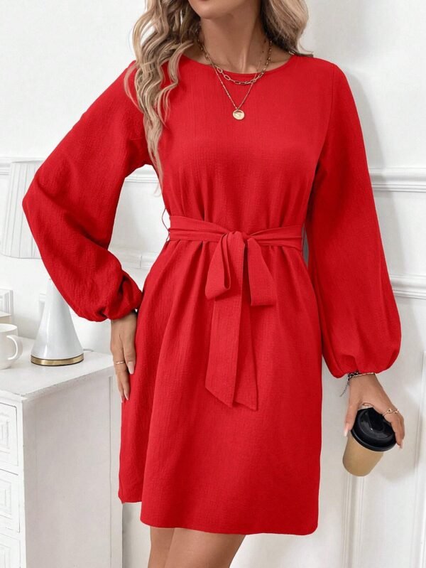 SHEIN Clasi Robe élégante avec manches bouffantes