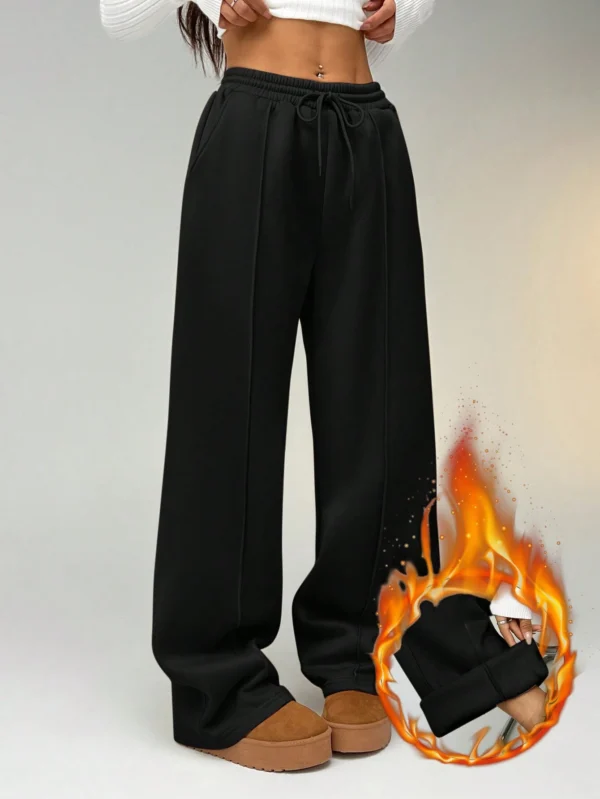 SHEIN EZwear PantalonDroit couture galet