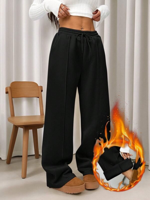SHEIN EZwear PantalonDroit couture galet – Image 7