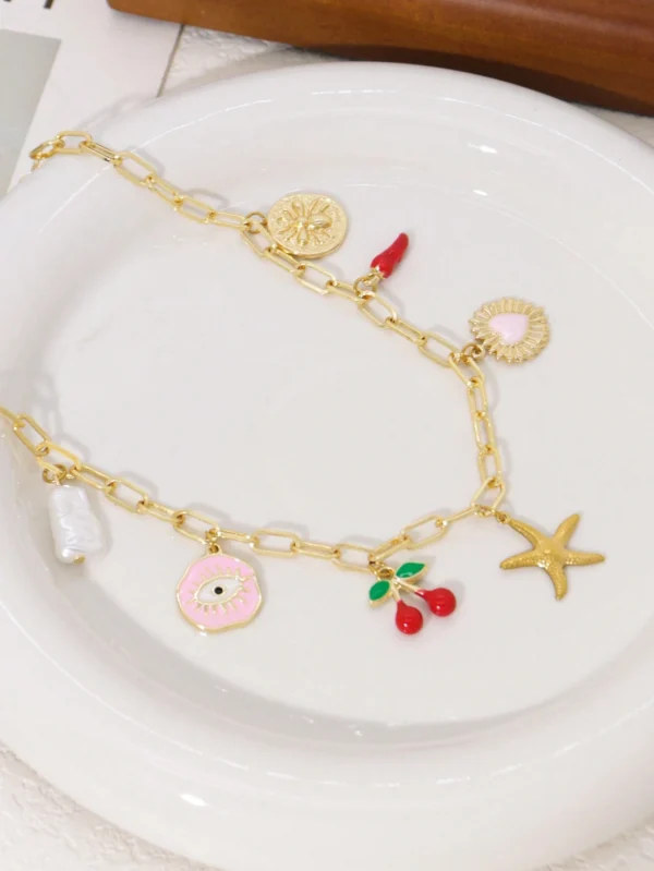1 pièce Collier avec pendentif charme de dopamine – Image 4