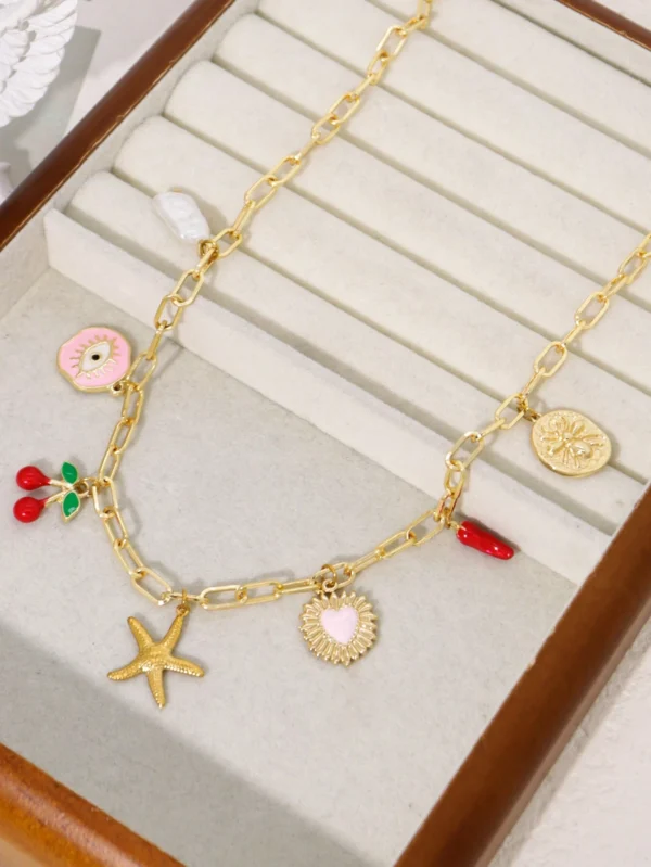 1 pièce Collier avec pendentif charme de dopamine – Image 3