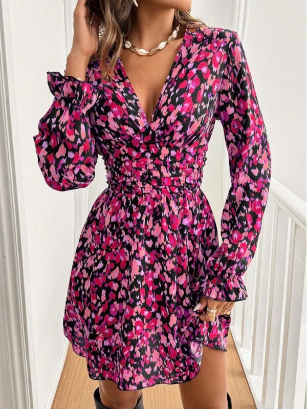 SHEIN Frenchy Robe intégral, col V, – Image 3