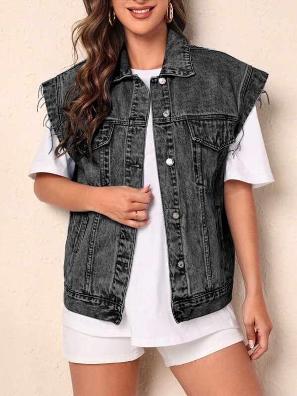 SHEIN Frenchy Veste en jeanDécontractée