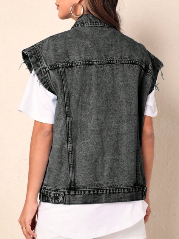 SHEIN Frenchy Veste en jeanDécontractée – Image 2