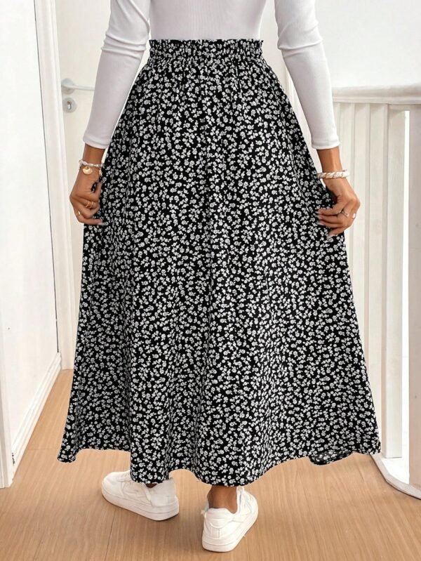 SHEIN Frenchy Robe longue fleurs volants – Image 2
