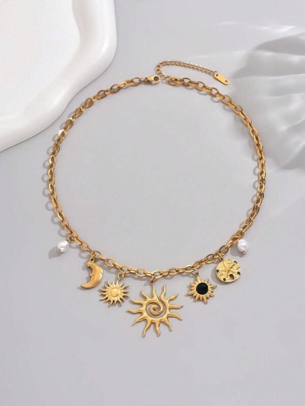 LIEBEIRIS 1 pièce Collier avec chaîne épaisse – Image 7