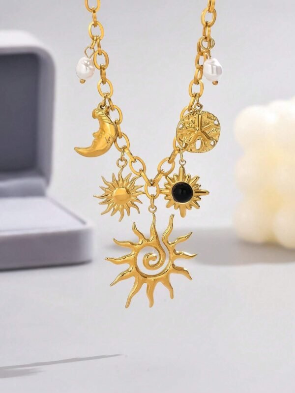 LIEBEIRIS 1 pièce Collier avec chaîne épaisse – Image 6