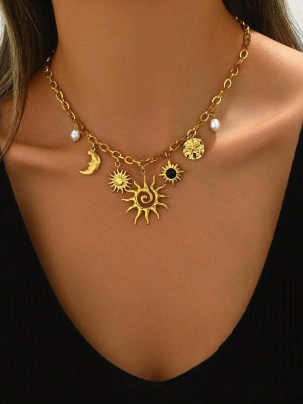 LIEBEIRIS 1 pièce Collier avec chaîne épaisse – Image 8