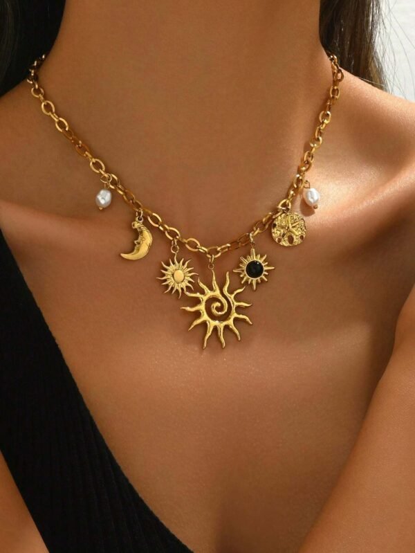 LIEBEIRIS 1 pièce Collier avec chaîne épaisse – Image 5