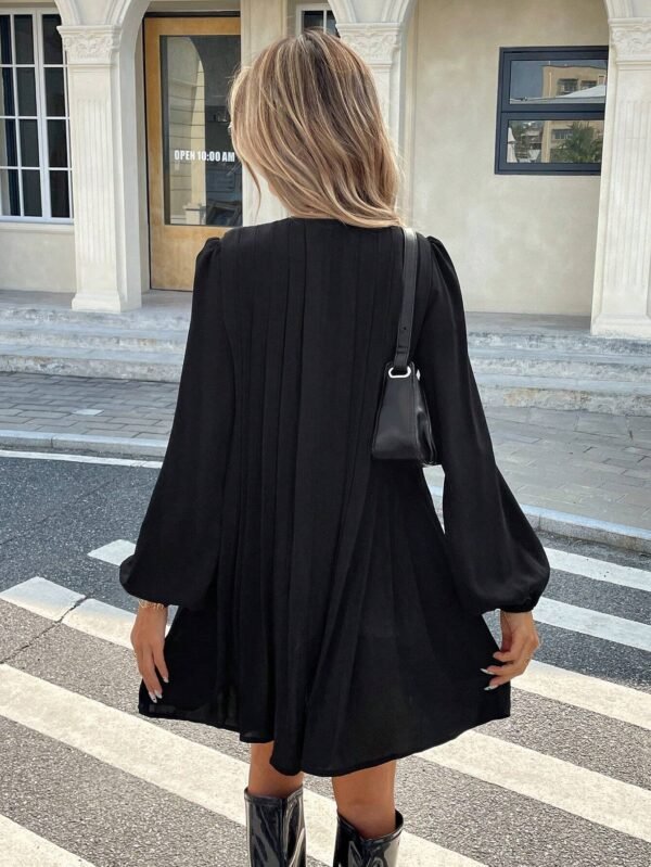 SHEIN Frenchy Robe plissée rayée essentielle – Image 2
