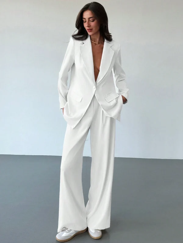 Aloruh Nouveau set costume silhouette longue