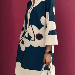 SHEIN LUNE 1 pièce Robe mi-longue à manches longues
