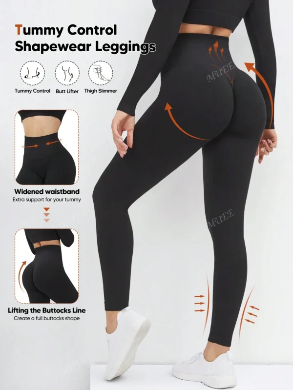 Leggings compression gainant contrôle