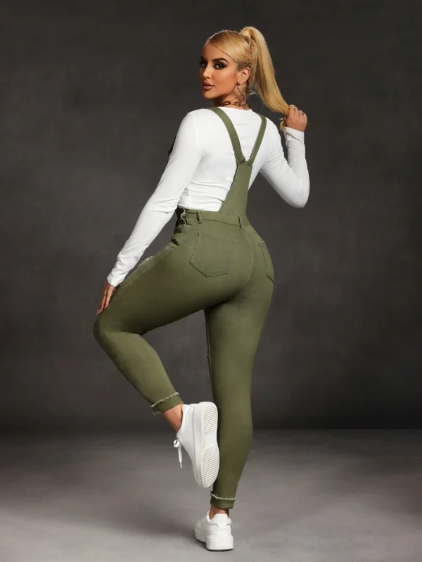 SHEIN SXY Combinaison effilochée sans manches – Image 3