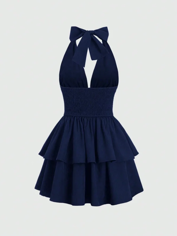 Sweetra 1 pièce Robe mi-longue élégante – Image 2