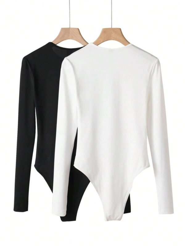 SHEIN BASICS 2 pièces BodyTricot col rond – Image 4
