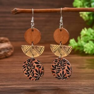 1 paire de boucles d’oreilles bohèm