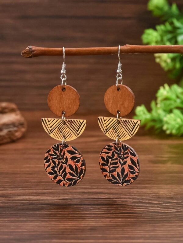 1 paire de boucles d'oreilles bohèm