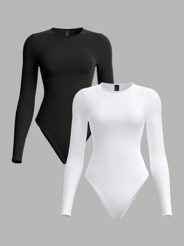 SHEIN BASICS 2 pièces BodyTricot col rond