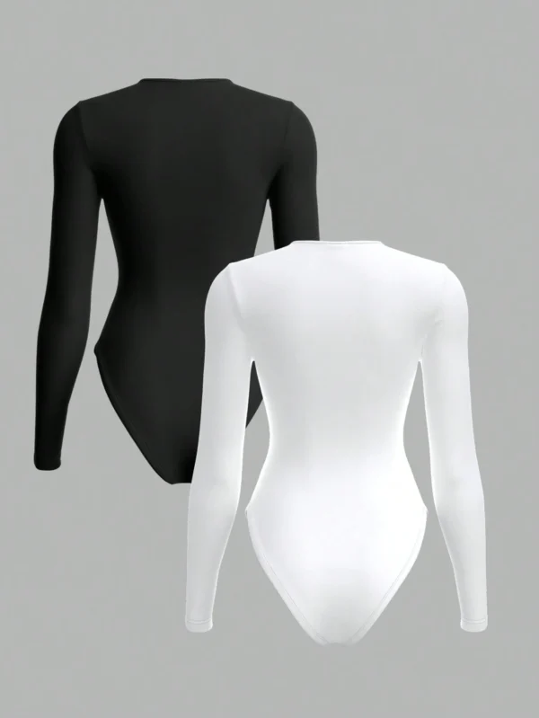 SHEIN BASICS 2 pièces BodyTricot col rond – Image 2