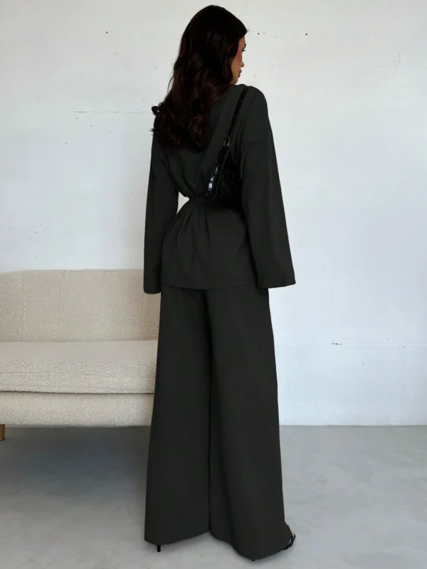 Firerie Ensemble chemisier pantalonTaille haute – Image 2
