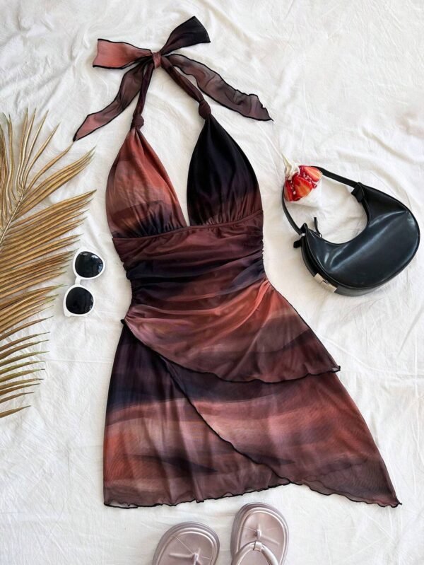 SHEIN WYWH Robe mini  avec encolure en V