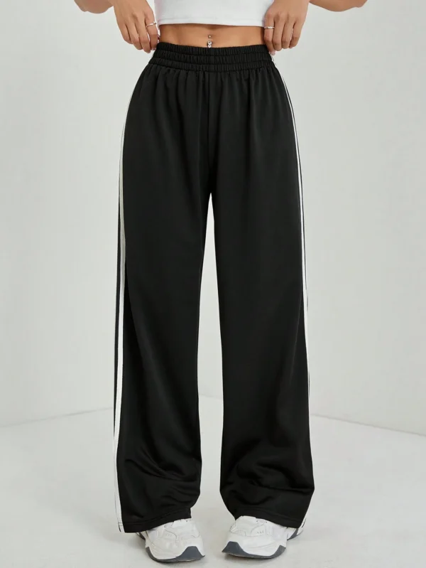 SHEIN PETITE Pantalon casual bandes latérales – Image 6