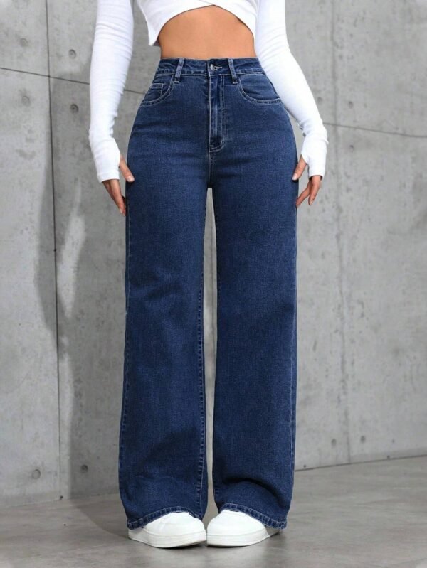 Jeanoix Jeans en jeanDélavé àTaille haute