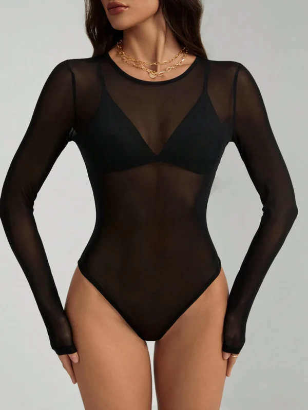 SHEINTall BodyTransparent maille – Image 5