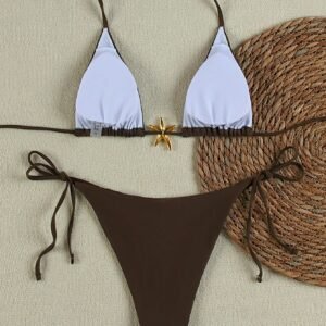 Bikini femme été imprimé étoileDe mer