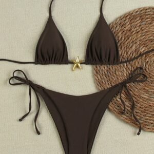 Bikini femme été imprimé étoileDe mer