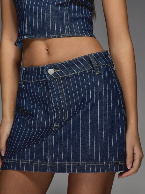 MISSGUIDED EnsembleTop rayé mini-jupe – Image 3