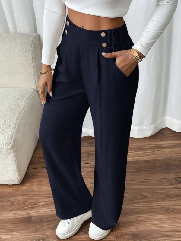 SHEIN Frenchy PantalonDroit élégant