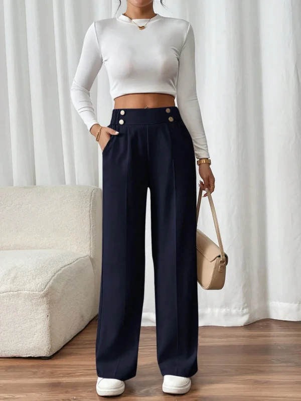 SHEIN Frenchy PantalonDroit élégant – Image 6