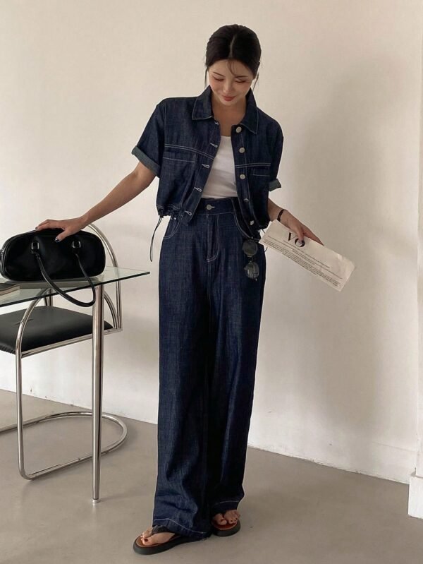 DAZY EnsembleTop court pantalon long – Image 7