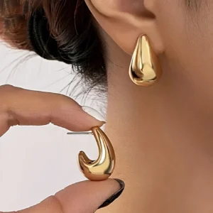 2 pièces Boucles d’oreilles  en forme de goutte d’eau