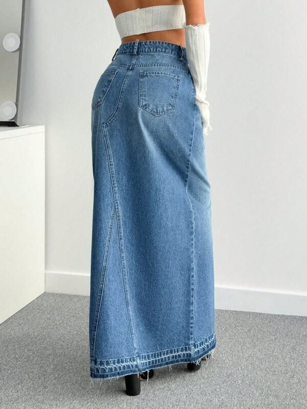 SHEIN Jupe en jeanDélavée – Image 2
